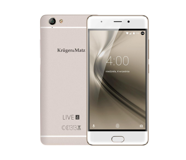 Kruger&Matz LIVE 4 2/16GB Dual SIM LTE złoty - 330315 - zdjęcie 9